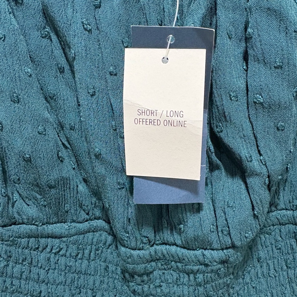 Hollister Romper Size XL Sadie Jumper Short Dress Skort Long Sleeve Green New - Picture 3 of 4